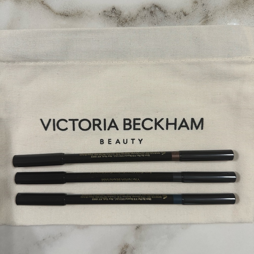 VICTORIA BECKAM Satin Kajal Liner 3 pc sold together (Surfside,Ash and Cinnamon)